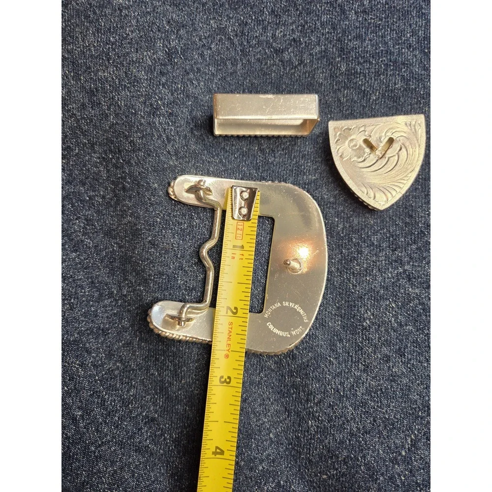 Montana Silversmiths Women's Western Belt Buckle Trio Set Tip Keeper NWOT